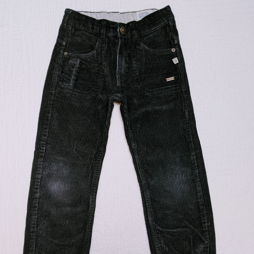Kanz black corduroy pants, size 5